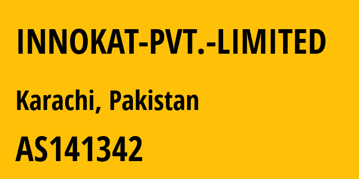 Информация о провайдере INNOKAT-PVT.-LIMITED AS141342 FIBERISH (PVT) LTD: все IP-адреса, network, все айпи-подсети