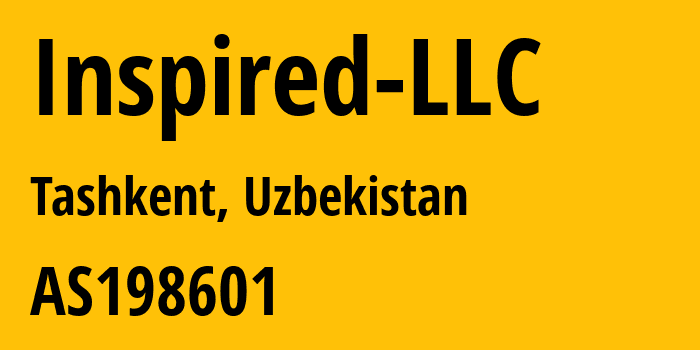 Информация о провайдере Inspired-LLC AS198601 Inspired LLC: все IP-адреса, network, все айпи-подсети