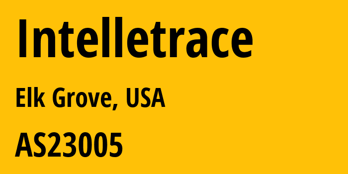 Информация о провайдере Intelletrace AS23005 SWITCH, LTD: все IP-адреса, network, все айпи-подсети