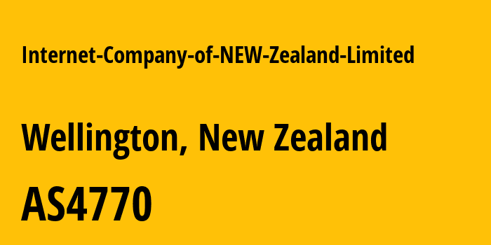 Информация о провайдере Internet-Company-of-NEW-Zealand-Limited AS4770 ICONZ Ltd: все IP-адреса, network, все айпи-подсети