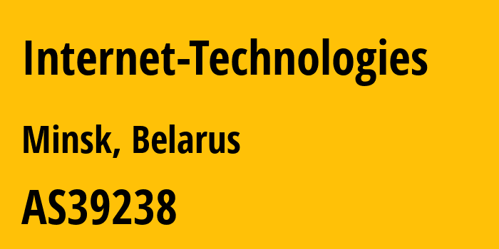 Информация о провайдере Internet-Technologies AS39238 OKB PROGRESS LLC: все IP-адреса, network, все айпи-подсети