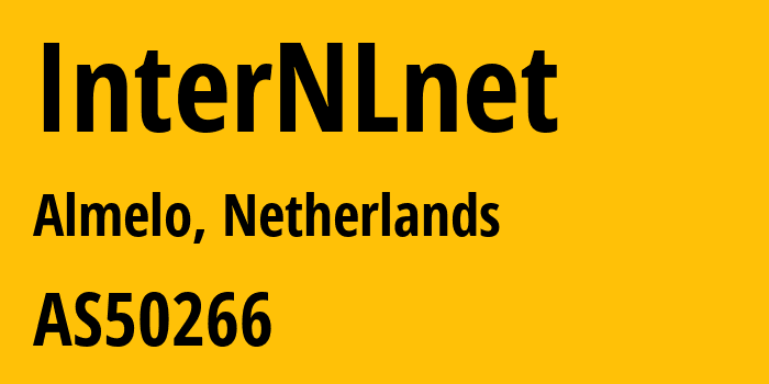 Информация о провайдере InterNLnet AS50266 Odido Netherlands B.V.: все IP-адреса, network, все айпи-подсети