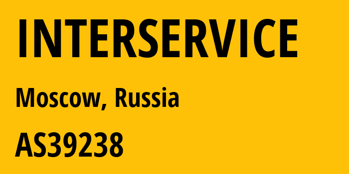 Информация о провайдере INTERSERVICE AS39238 OKB PROGRESS LLC: все IP-адреса, network, все айпи-подсети