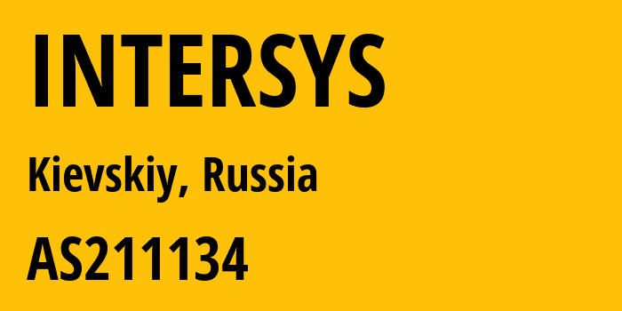 Информация о провайдере INTERSYS AS211134 Intersys Ltd: все IP-адреса, network, все айпи-подсети