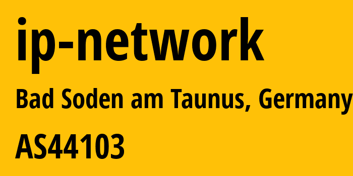 Информация о провайдере ip-network AS44103 The Mastermind Holding B.V.: все IP-адреса, network, все айпи-подсети