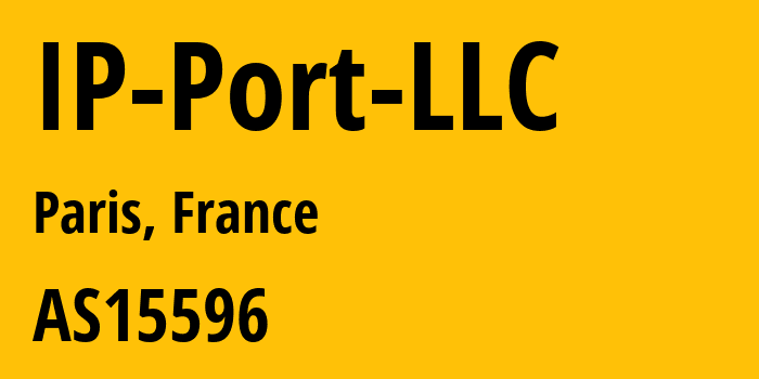 Информация о провайдере IP-Port-LLC AS15596 IP Port LLC: все IP-адреса, network, все айпи-подсети