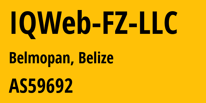 Информация о провайдере IQWeb-FZ-LLC : все IP-адреса, network, все айпи-подсети