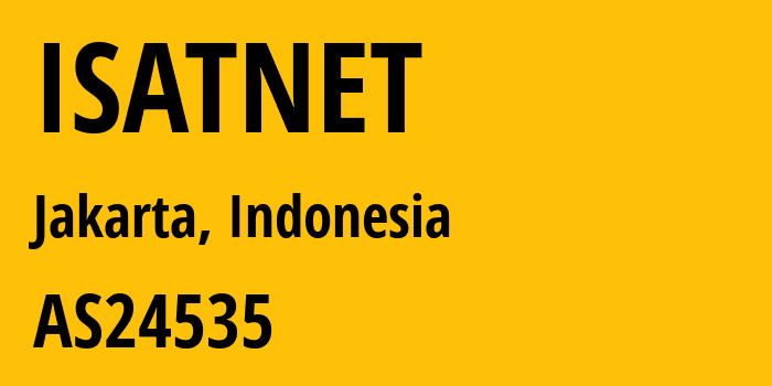 Информация о провайдере ISATNET AS24535 PT.Insan Sarana Telematika: все IP-адреса, network, все айпи-подсети