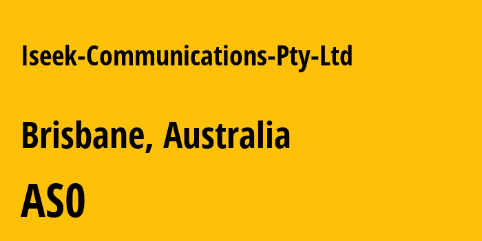 Информация о провайдере Iseek-Communications-Pty-Ltd AS9723 iseek Communications Pty Ltd: все IP-адреса, network, все айпи-подсети