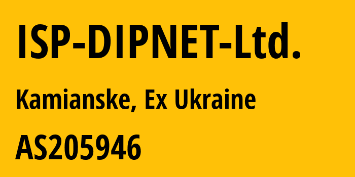 Информация о провайдере ISP-DIPNET-Ltd. AS205946 ISP DIPNET Ltd.: все IP-адреса, network, все айпи-подсети