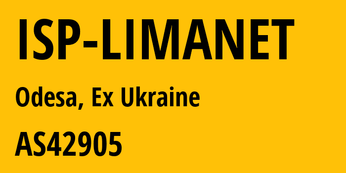 Информация о провайдере ISP-LIMANET AS42905 LIMANET Ltd.: все IP-адреса, network, все айпи-подсети