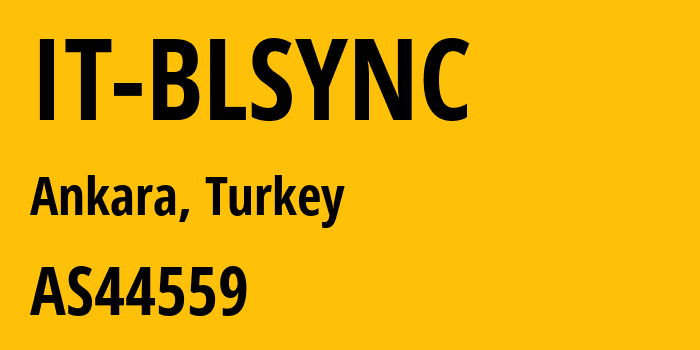Информация о провайдере IT-BLSYNC AS44559 IT HOSTLINE LTD: все IP-адреса, network, все айпи-подсети