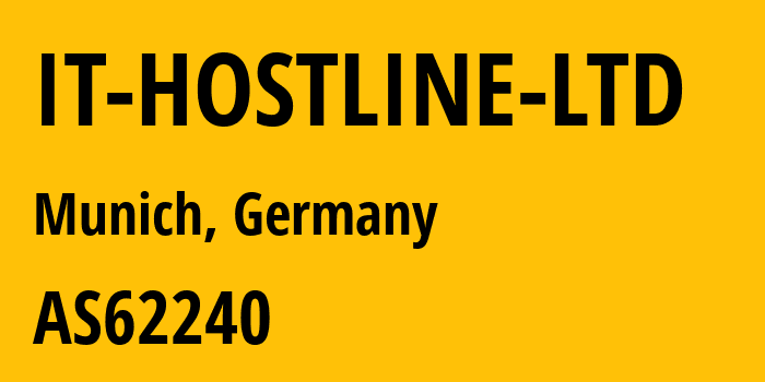 Информация о провайдере IT-HOSTLINE-LTD AS44559 IT HOSTLINE LTD: все IP-адреса, network, все айпи-подсети