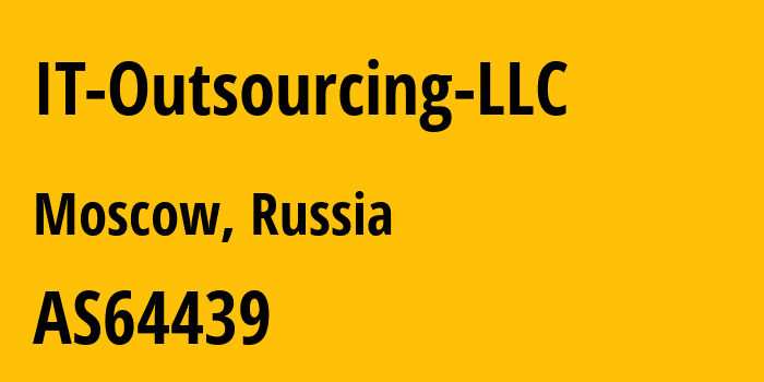 Информация о провайдере IT-Outsourcing-LLC AS64439 IT Outsourcing LLC: все IP-адреса, network, все айпи-подсети