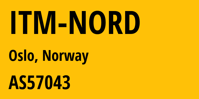 Информация о провайдере ITM-NORD AS57043 HOSTKEY B.V.: все IP-адреса, network, все айпи-подсети