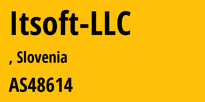 Информация о провайдере Itsoft-LLC AS48614 ITSOFT LLC: все IP-адреса, network, все айпи-подсети