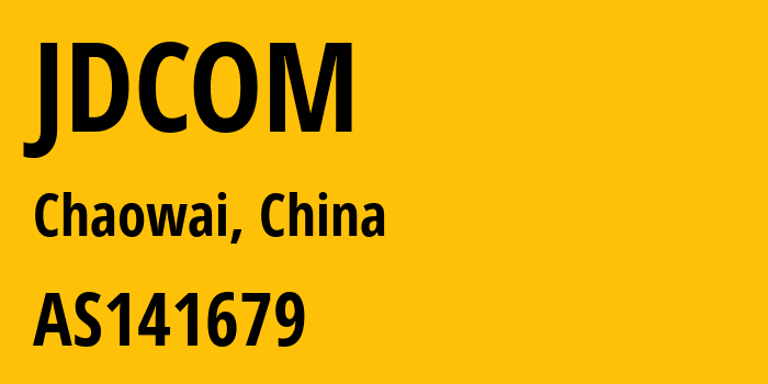 Информация о провайдере JDCOM AS141679 China Telecom Beijing Tianjin Hebei Big Data Industry Park Branch: все IP-адреса, network, все айпи-подсети