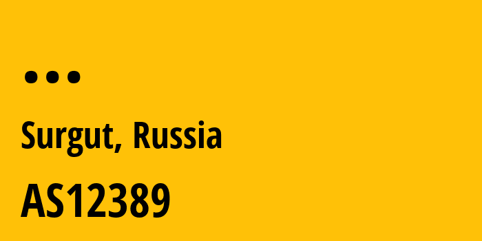 Информация о провайдере Joint-Stock-Company-West-Siberian-Network AS12389 PJSC Rostelecom: все IP-адреса, network, все айпи-подсети