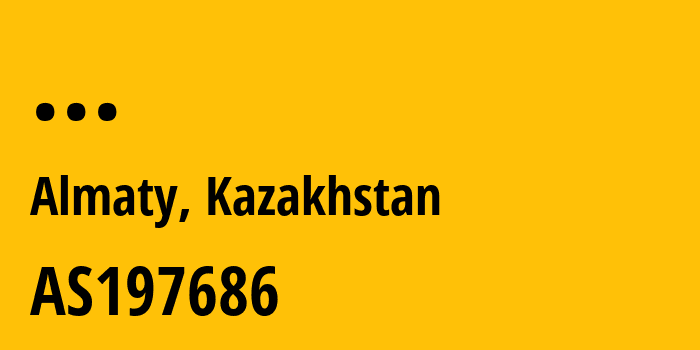 Информация о провайдере JSC-Kazteleport---subsidiary-of-Halyk-Bank-of-Kazakhstan AS197686 JSC Kazteleport - subsidiary of Halyk Bank of Kazakhstan: все IP-адреса, network, все айпи-подсети