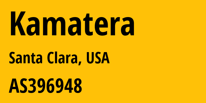 Информация о провайдере Kamatera AS396948 Kamatera, Inc.: все IP-адреса, network, все айпи-подсети