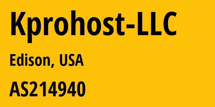 Информация о провайдере Kprohost-LLC AS214940 KPROHOST LLC: все IP-адреса, network, все айпи-подсети