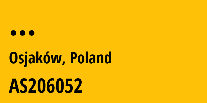 Информация о провайдере Krzysztof-Pluciennik-Bartlomiej-trading-as-PRONET-SERWIS AS206052 Krzysztof Pluciennik Bartlomiej trading as PRONET-SERWIS: все IP-адреса, network, все айпи-подсети