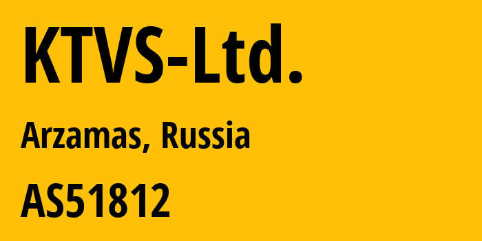 Информация о провайдере KTVS-Ltd. AS51812 KTVS Ltd.: все IP-адреса, network, все айпи-подсети