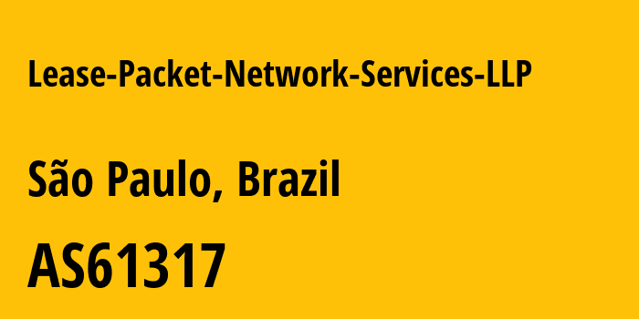 Информация о провайдере Lease-Packet-Network-Services-LLP AS61317 Hivelocity LLC: все IP-адреса, network, все айпи-подсети