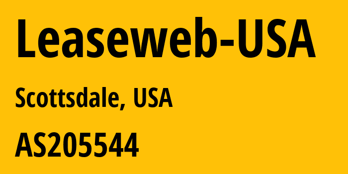 Информация о провайдере Leaseweb-USA AS30633 Leaseweb USA, Inc.: все IP-адреса, network, все айпи-подсети