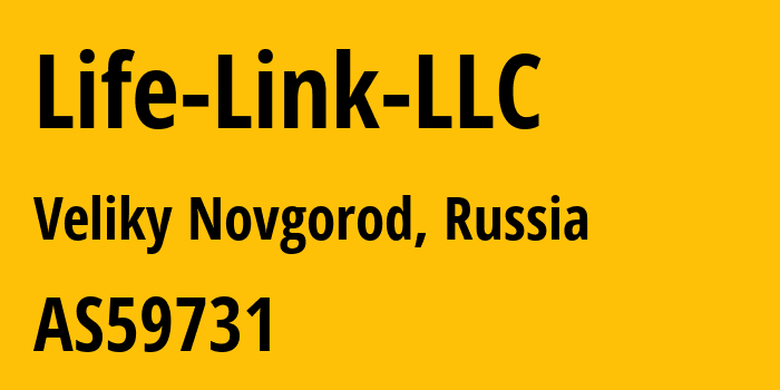 Информация о провайдере Life-Link-LLC AS59731 Life-Link LLC: все IP-адреса, network, все айпи-подсети