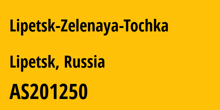 Информация о провайдере Lipetsk-Zelenaya-Tochka AS201250 Zelenaya Tochka Lipetsk LLC: все IP-адреса, network, все айпи-подсети