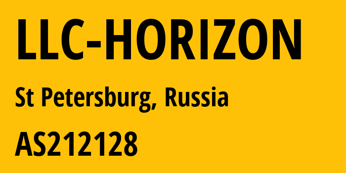 Информация о провайдере LLC-HORIZON AS212128 LLC HORIZON: все IP-адреса, network, все айпи-подсети