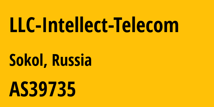 Информация о провайдере LLC-Intellect-Telecom AS39735 Permtelecom Ltd: все IP-адреса, network, все айпи-подсети