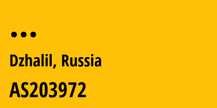 Информация о провайдере LLC-TataAISneft-R.Fahretdina-62-423400-RUSSIAN-FEDERATION AS203972 LLC TatAISneft: все IP-адреса, network, все айпи-подсети