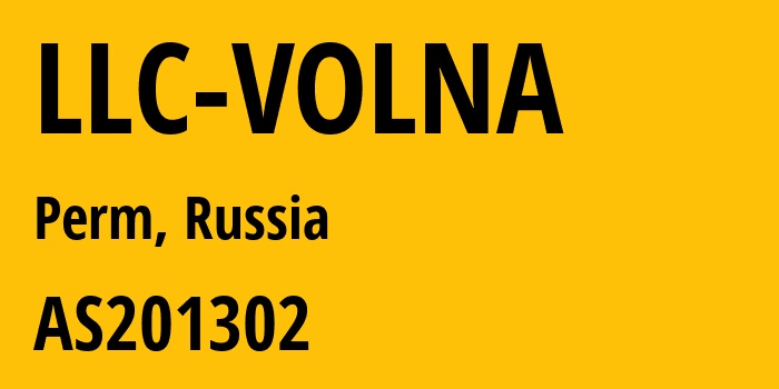 Информация о провайдере LLC-VOLNA AS201302 LLC VOLNA: все IP-адреса, network, все айпи-подсети