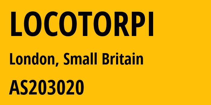 Информация о провайдере LOCOTORPI AS203020 HostRoyale Technologies Pvt Ltd: все IP-адреса, network, все айпи-подсети