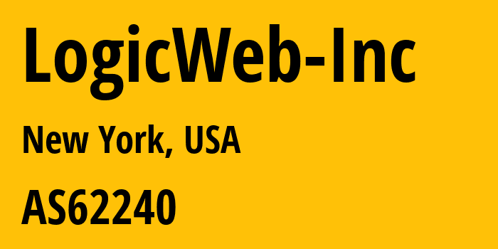 Информация о провайдере LogicWeb-Inc : все IP-адреса, network, все айпи-подсети