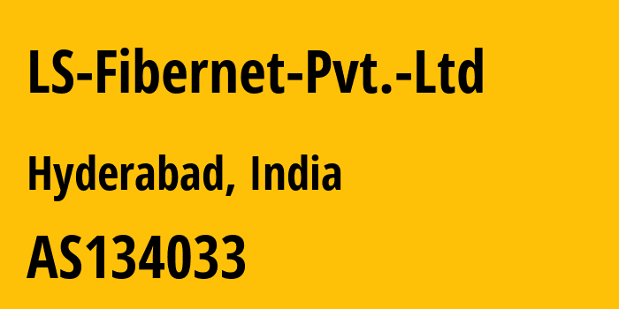 Информация о провайдере LS-Fibernet-Pvt.-Ltd AS134033 MITHRIL TELECOMMUNICATIONS PVT. LTD.: все IP-адреса, network, все айпи-подсети