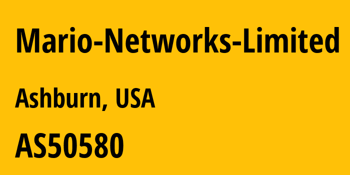 Информация о провайдере Mario-Networks-Limited AS50580 Mario Networks Limited: все IP-адреса, network, все айпи-подсети