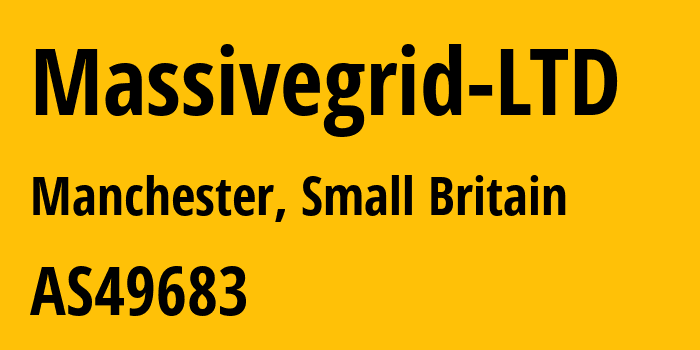 Информация о провайдере Massivegrid-LTD AS49683 MASSIVEGRID LTD: все IP-адреса, network, все айпи-подсети