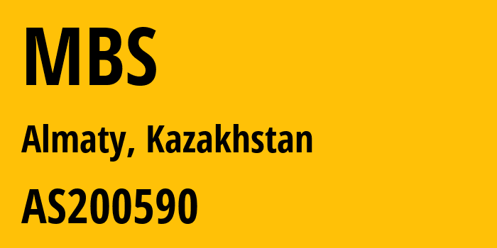 Информация о провайдере MBS AS200590 NLS Kazakhstan LLC: все IP-адреса, network, все айпи-подсети