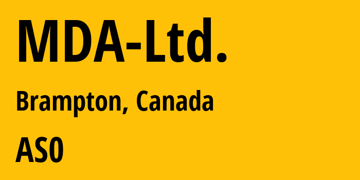 Информация о провайдере MDA-Ltd. : все IP-адреса, network, все айпи-подсети