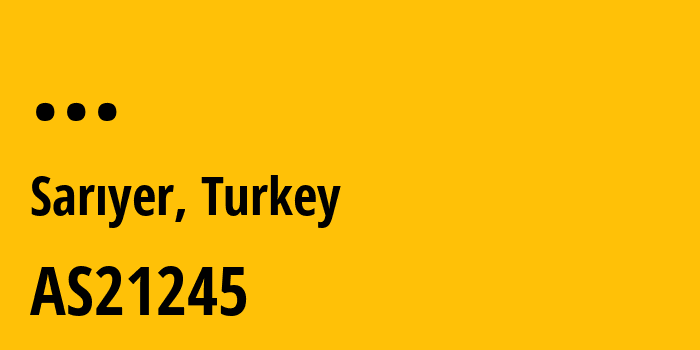 Информация о провайдере Medianova-Internet-Hizmetleri-VE-Ticaret-Anonim-Sirketi AS21245 MEDIANOVA INTERNET HIZMETLERI VE TICARET ANONIM SIRKETI: все IP-адреса, network, все айпи-подсети