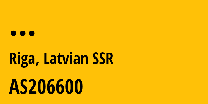Информация о провайдере Ministry-of-foreign-affairs-of-the-Republic-of-Latvia AS206600 Ministry of foreign affairs of the Republic of Latvia: все IP-адреса, network, все айпи-подсети