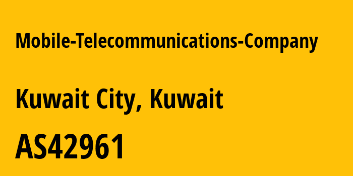 Информация о провайдере Mobile-Telecommunications-Company AS42961 Mobile Telecommunications Company: все IP-адреса, network, все айпи-подсети