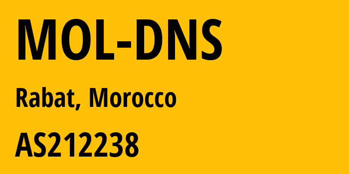 Информация о провайдере MOL-DNS : все IP-адреса, network, все айпи-подсети