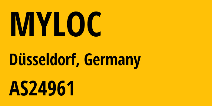 Информация о провайдере MYLOC AS24961 WIIT AG: все IP-адреса, network, все айпи-подсети