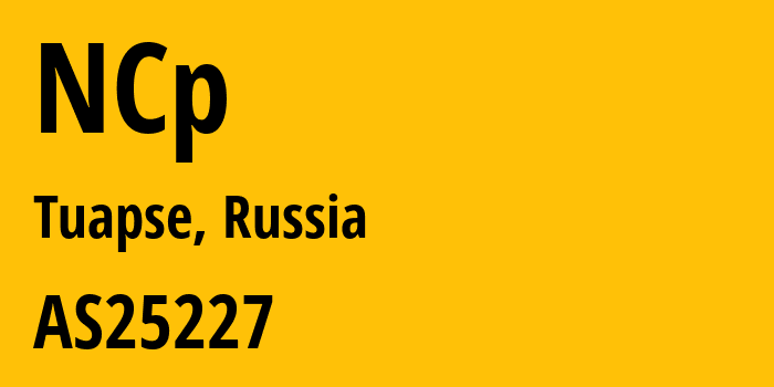 Информация о провайдере NCp AS25227 JSC Avantel: все IP-адреса, network, все айпи-подсети