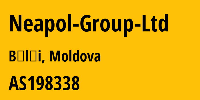 Информация о провайдере Neapol-Group-Ltd AS198338 NEAPOL GROUP LLC: все IP-адреса, network, все айпи-подсети