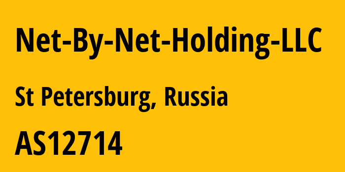 Информация о провайдере Net-By-Net-Holding-LLC AS12714 PJSC MegaFon: все IP-адреса, network, все айпи-подсети